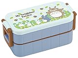 My Neighbor Totoro,Thermal Bento Lunch box,2-container 600ml,Both container 300ml,Blue Sky Disign by Skater