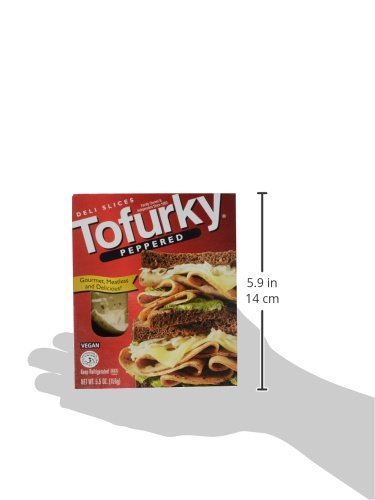 Tofurky, Deli Slices, Peppered, 5.5 oz