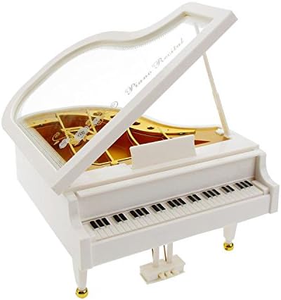 XQXHome Creative Ornament Mini Piano Music box Birthday gifts Crafts Creative Ornaments , mini piano music box