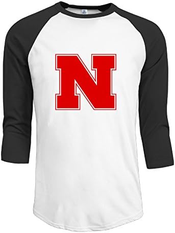 Men's Nebraska Cornhuskers 3/4 Sleeve Raglan T-Shirt Athletic Jersey