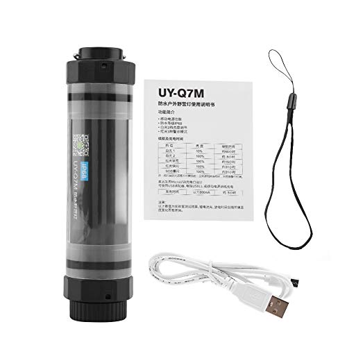 koulate LED Camping Lantern, Waterproof Camping Light Emergency Underwater Supplementary Fill Lamp Built-in Battery for Camping Hiking Fishing