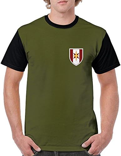 US Army 44th Medical Brigade Men Short Sleeve Raglan Shirts Novelty Raglans T-Shirt