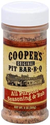 Coopers Original Pi BBQ All Purpose Seasoning and Rub