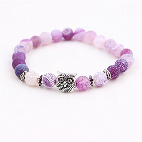 Agate Bracelet with Real Stones, Volcanic Lava, Mala Meditation Bracelet - Men's and Women's Religious Jewelry - Wrap, Stretch, Charm Bracelets, Turquoise Bracelet-8mm Ball