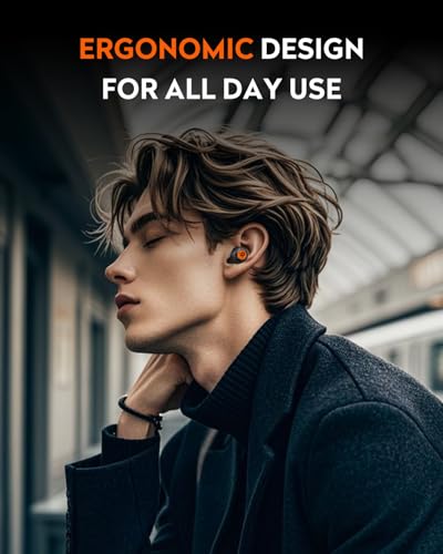 GravaStar Sirius Plus True Wireless Earbuds, Bluetooth 5.3 Active ANC Noise Cancellation, 28H Playtime, Clear ENC Call, Customization App, IPX4 for Sport