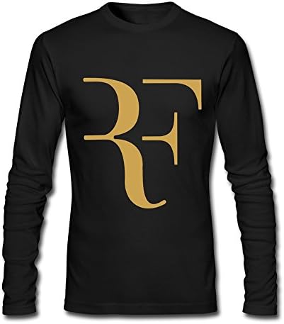 QMY Men's Roger Federer Logo Long Sleeve T-shirts Size XXL