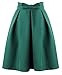 Hanlolo Fashion Women Girls Cute Skirts Bow High Waist A Line Skirts Dress Green