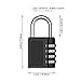 Hsakei Combination Lock 2 Pack 4 Digit Padlock for School, Employee, Gym & Sports Locker, Case, Toolbox, Fence, Hasp Cabinet & Storage