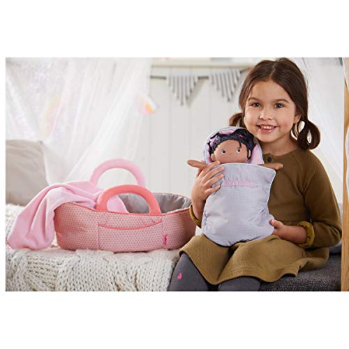 HABA 304576 - Puppe Cari, 30 cm, Weich- und Stoffpuppe für Kinder ab 18 Monaten, mit ausziehbarer Kleidung und langen… – Bild 7