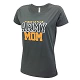 Army Women's Proud Mom T-Shirt (X-Large),Grey