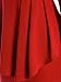 Dreamparis Womens Business Dress One Piece Suit Long Sleeve Tie Neck Peplum Top Bodycon Skirt Office Ladies Red XL