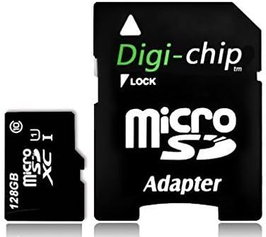 Digi Chip 128GB Micro-SD Memory Card UHS-1 High Speed For Samsung Galaxy S8, Samsung Galaxy S8+, S8 Plus, Samsung S9, S9+