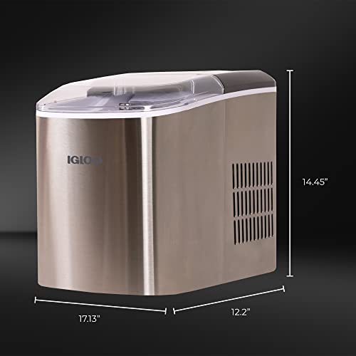 Igloo Electric Countertop Ice Maker Machine Automatic and Portable