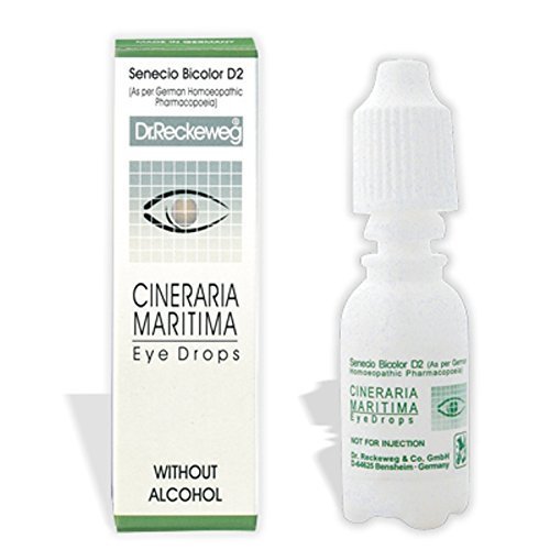 Dr Reckeweg Cineraria Maritima Eye Drops Without Alcohol 10ml