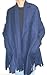 TOOLBOXCLOTHING Polar Fleece Fringed Shawl/Wrap/Shoulder Cozy with Pockets. 78