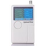 Optimal Shop 4 In 1 Network Cable Tester RJ45/RJ11/USB/BNC LAN Cable Cat5 Cat6 Wire Tester