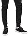 ITALY MORN Men's Chino Jogger Sweatpants Casual Pants S Black