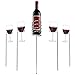 Outdoor Expression Stainless Steel Wine Glass and Bottle Holder - 5 Piece primary