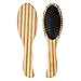 Gisala Detangling Scalp Massage Hair Comb Wooden Bristle Cushioned Hair Brush for Adults & Kids
