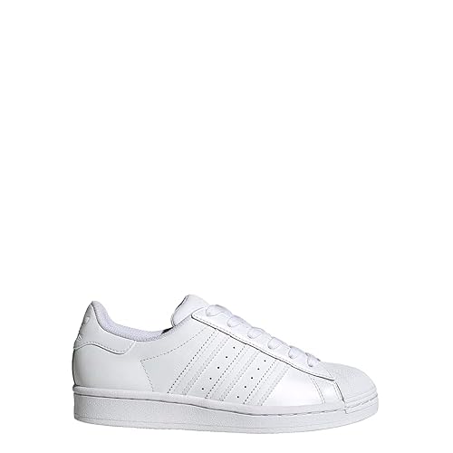 adidas Originals Baby Unisex's Superstar Sneaker, White, infant
