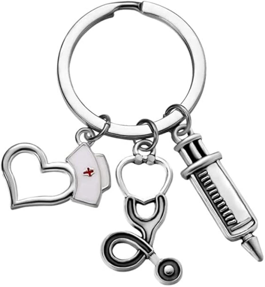 SIOPPKIK Infirmière Porte-clés, Médecin Infirmière Cadeaux, Porte-clés