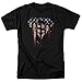 Superman Logo S Shield American Flag Paint T Shirt & Stickers (XX-Large)