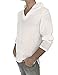 Men's Hoodie Hippie Shirts Beach 100% Soft Cotton Top Yoga Shirt Boho