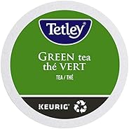 Tetley Green Tea Single Serve Keurig Certified Recyclable K-Cup pods for Keurig brewers, 12 count
