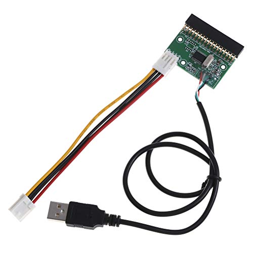 IYSHOUGONG 1.44MB 3.5" Floppy Drive Connector 34 PIN 34P to USB Cable Adapter PCB Board