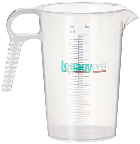 LegacyPro Translucent Graduated Pitcher for Darkroon Chemicals, Automotive and Pool Supplies, 16oz