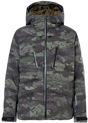 Oakley Men's Ski Down JKT 15K, Camou, X-Large