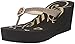 GUESS Women's Shande2 Flip-Flop, Gold, 8 Medium US