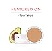 100% PURE Cream Foundation Concealer Face Makeup Medium to Full Matte Coverage, Rich Hydrating Dry Skin Balance, Vegan Fruit Pigmented Golden Peach Color (Medium Tan with Neutral Undertones) - 0.32 oz
