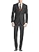 GN GIORGIO NAPOLI Men's Two Button 2 Piece Modern Classic Fit Suit Jacket Pant
