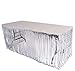 Rhode Island Novelty Silver Metallic Foil Fnge Table Skirt 144 Inch x 30 Inch Party Decoration