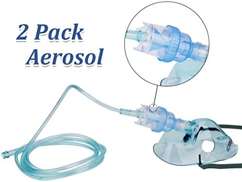 Healva Atomizer Mask with Long Tubing-Pack of 2