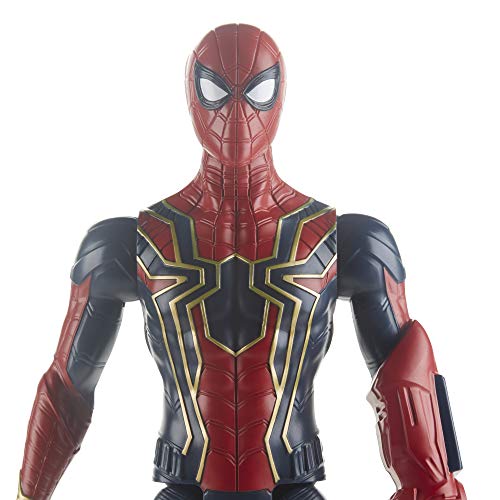 Marvel Avengers Titan Hero Series Iron Spider 12"-Scale Super Hero Action Figure with Titan Hero Power Fx Port - Thumbnail 7