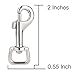 10 - Country Brook Design | 1/2 Inch Swivel Snap Hooks