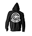 Dragon Ball Z Capsule Corp Logo Adult Zip Hooded Sweatshirt