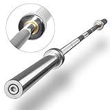 XMark Fitness 28mm 7' Olympic Bar with Chrome Sleeves, Brass Bushings and a Hefty 700 lb. Capacity; Amazing Quality…Amazing Bar, XM-3817-CHROME