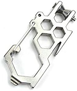 Multifunctions EDC Buckle Tool D-shaped Steel Carabiner Hook Outdooors Survival Kit