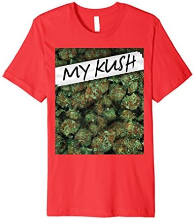 Mens My Kush T-shirt 2XL Red