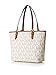Michael Kors Jet Set Travel Medium Vanilla Tote Shoulder HandBag 30T4GTTT6B NEW