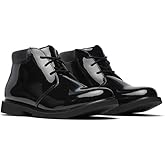 Thorogood Uniform Classics Poromeric Chukka Dress Boots for Men and Women - Ultra-Lightweight with High-Shine Upper and Slip-Resistant Non-Marking Blown Rubber Outsole