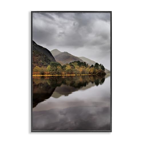 Stupell Industries Loch Shiel Scotland View Black Framed Giclee Art design by M…