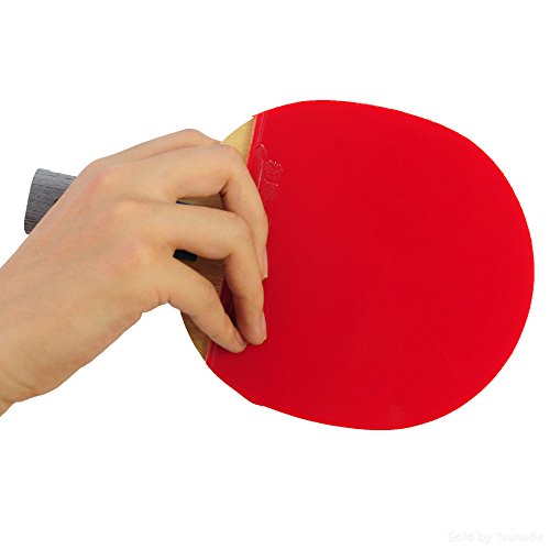 DHS Ping Pong Table Tennis Racket Paddle Bat 6 Star Penhold Short Handle Double Pimples-in Bat 6006