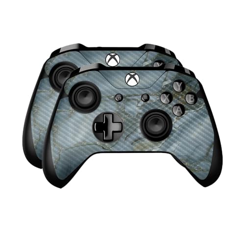 Carbon Fiber Skin Compatible with Microsoft Xbox One Controller (2 Pack) - Crys…