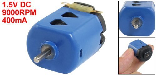 1,5 V DC 9000rpm 400mA Dark Blue Black Flat 130 Motor für Vierradauto – Bild 3
