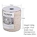 NOANTA Macrame Cord 4mm x 220Yards, Natural Cotton Macrame Rope Cotton Cord, Perfect Macrame Supplies for Wall Hanging, Plant Hangers, Crafts, Knitting, Decorative Projects
