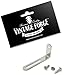 Vintage Forge Nickel Pickguard Mounting Bracket compatible with Gibson Epiphone Les Paul Electric Guitar with Screws LPB20-NKL
